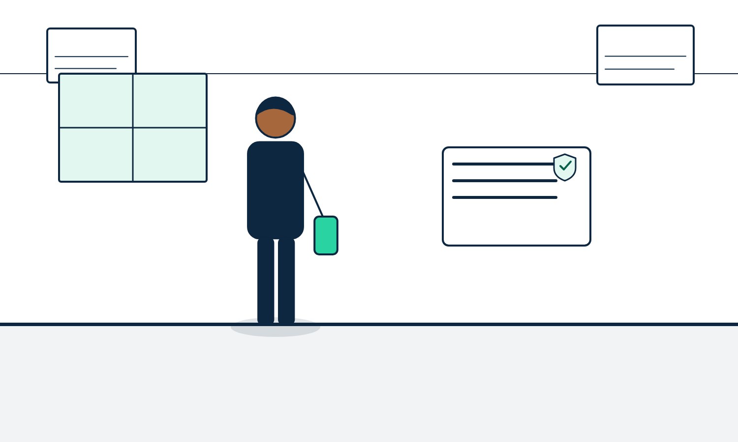Six Things a Useful Cleaner Profile Should Actually Tell You A homeowner comparing two written cleaner profiles on a phone, focused on the listed skills and areas rather than photographs
