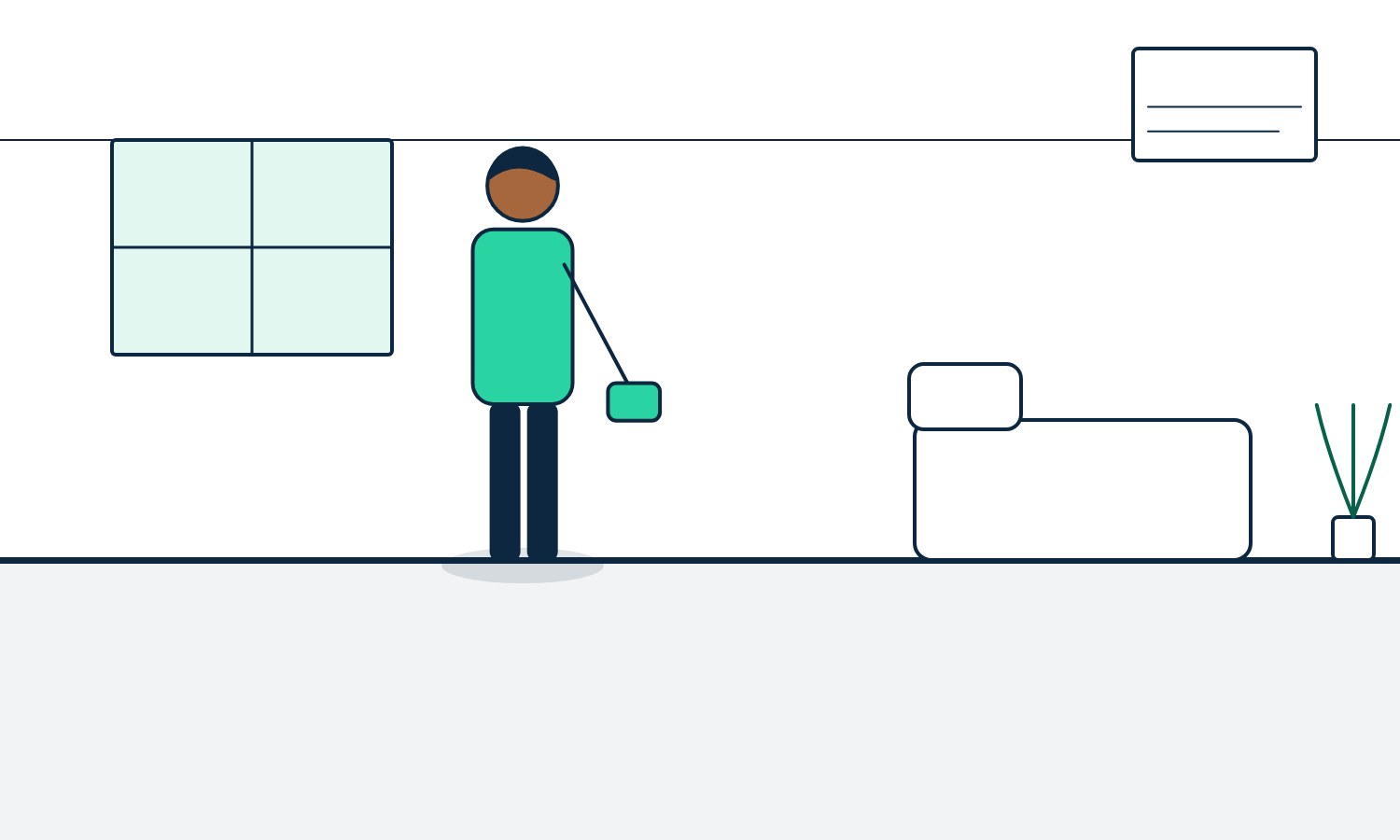 Six Ways Live-Out Cleaning Differs From Live-In A live-out cleaner leaving a Gaborone house at the end of her shift, bag over her shoulder, gate open behind her